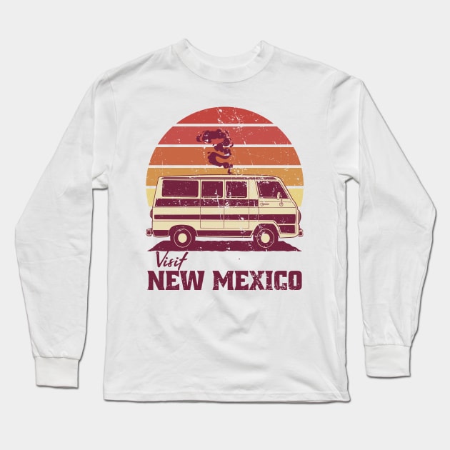 Visit New Mexico Long Sleeve T-Shirt by Dotty42